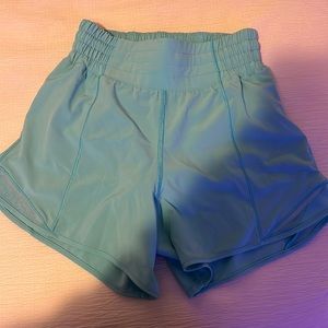 Blue lululemon shorts